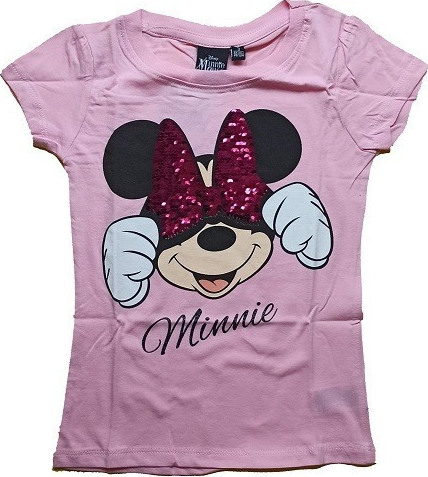 MINNIE ΜΠΛΟΥΖΑ ΚΟΝΤΟΜΑΝΙΚΗ ΜΕ ΠΟΥΛΙΕΣ (ΡΟΖ)