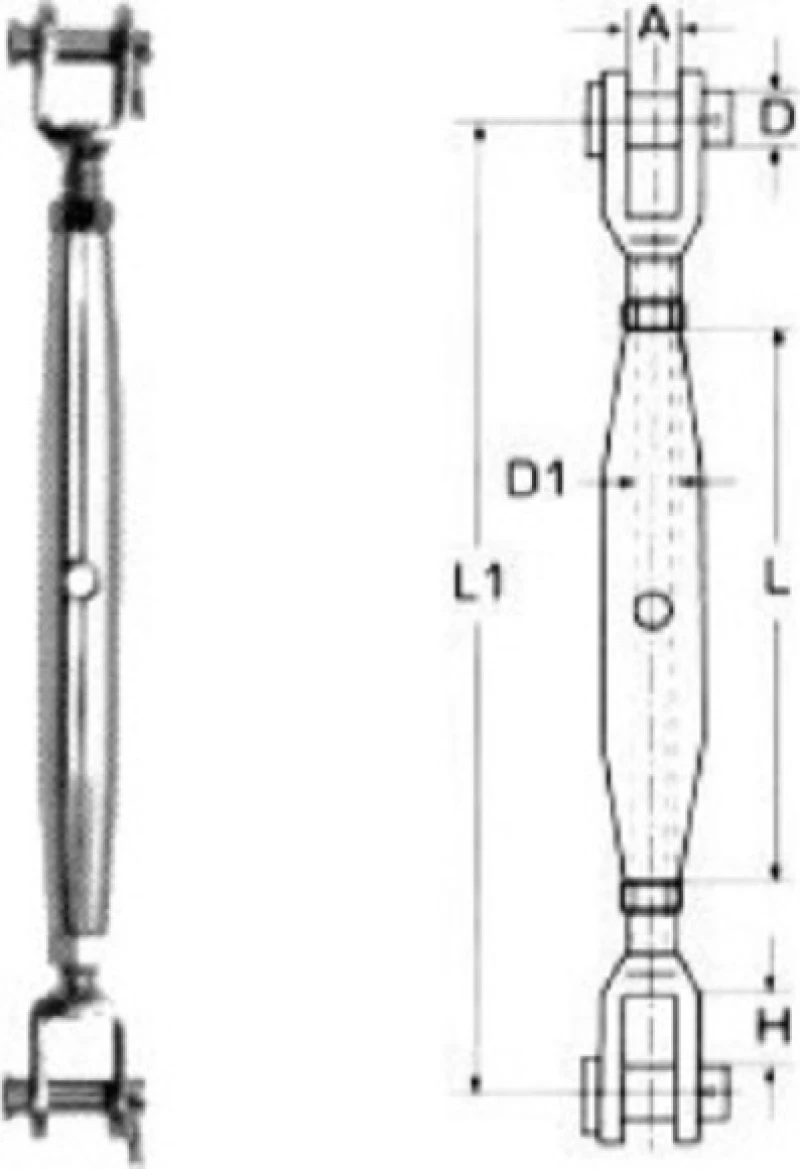 ΕΝΤΑΤΗΡΑΣ ΣΥΡΜΑΤΟΣΧΟΙΝΩΝ ΚΟΛΛΗΤΟΣ INOX A4 M10 OEM M8245