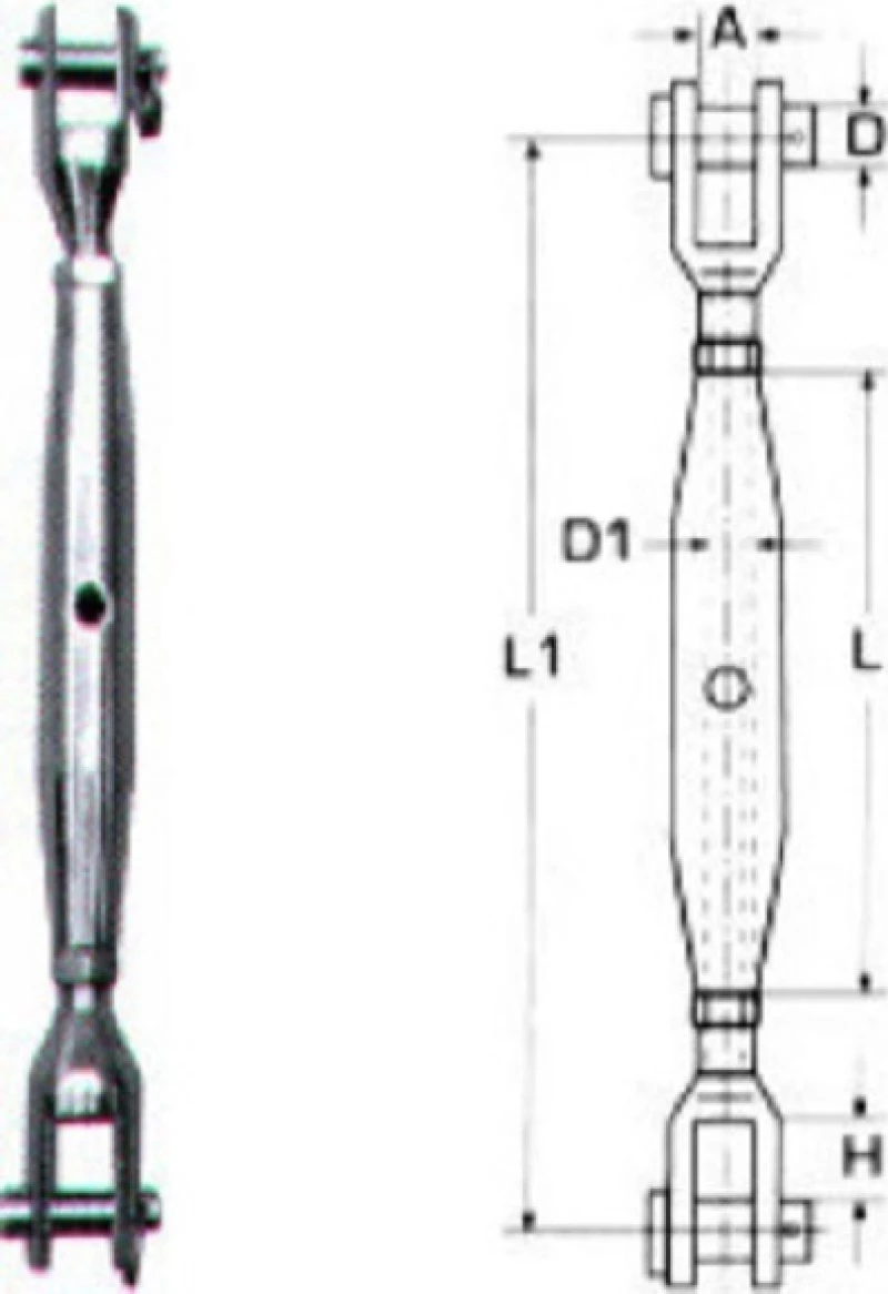 ΕΝΤΑΤΗΡΑΣ ΣΥΡΜΑΤΟΣΧΟΙΝΩΝ ΜΑΣΙΦ INOX A4 M8 OEM M8245T