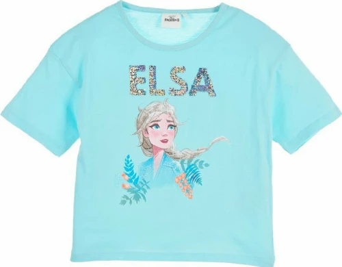 Μπλούζα Disney Frozen "Elsa" γαλάζια (Γαλάζιο)
