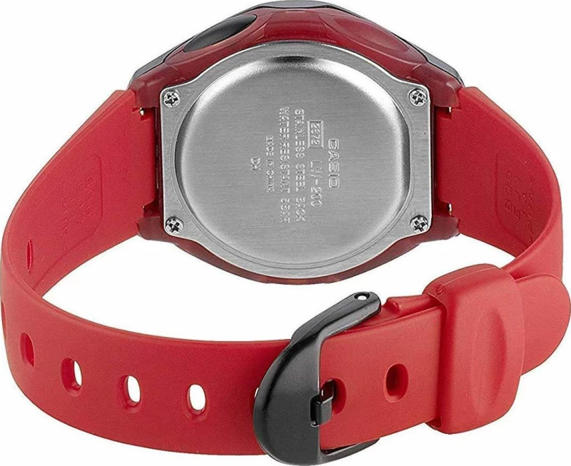 Casio Collection Lw-200-4Aveg Red Rubber Strap