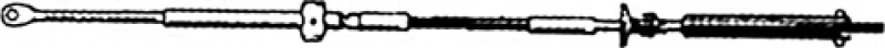 Eval Ντίζα Χειριστηρίου Σκάφους για Omc-Johnson-Evinrude 15Ft