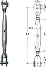 ΕΝΤΑΤΗΡΑΣ ΣΥΡΜΑΤΟΣΧΟΙΝΩΝ ΜΑΣΙΦ INOX A4 M10 OEM M8245T