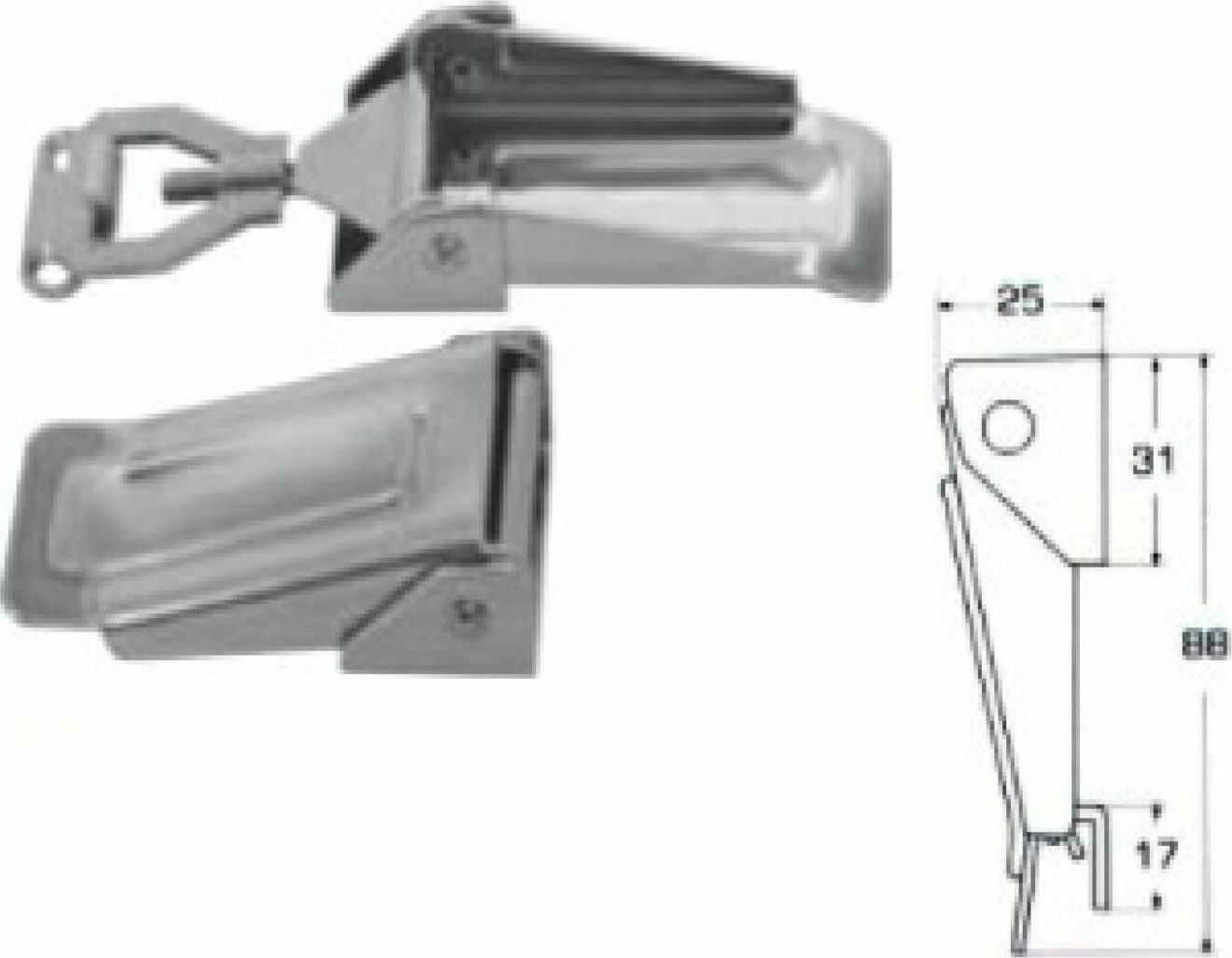 Καταβάτης Inox A4 M8053L - M8053L