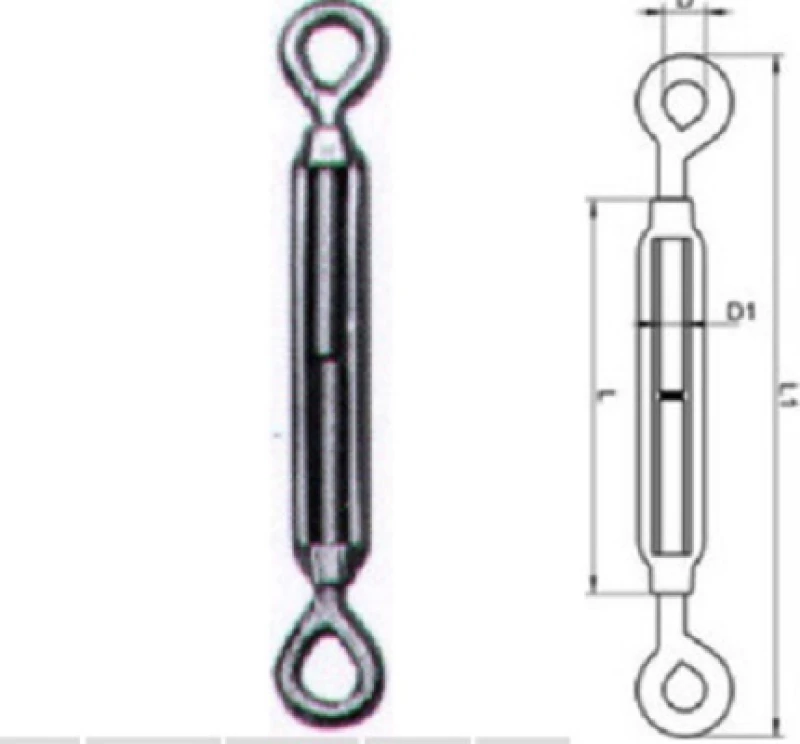 ΕΝΤΑΤΗΡΑΣ ΣΥΡΜΑΤΟΣΧΟΙΝΩΝ ΜΕ ΘΗΛΙΕΣ INOX A4 M8 OEM M8246A