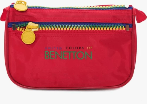 Benetton Κόκκινη Κασετίνα με 1 Θήκη