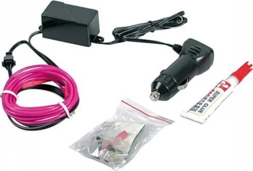 Lampa EL String-Light 12V/200cm Purple