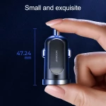 Joyroom Διπλός Φορτιστής Αυτοκινήτου C-A09 QC3.0 30W Μαύρο