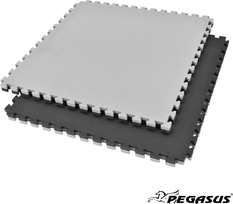 Pegasus Β-4100-20 Δάπεδο Παζλ Γυμναστηρίου 2cm Black/Grey