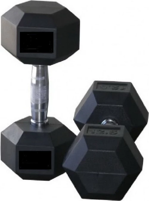 Αλτήρας Εξάγωνος Rubber Cover Class A - 10,0Kg Amila