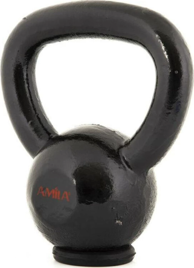 Amila 44500 Kettlebell Εμαγιέ 4kg Μαύρο