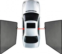 CarShades Πλαϊνά Σκίαστρα Σετ για Kia Picanto 2017 5D 2τμχ