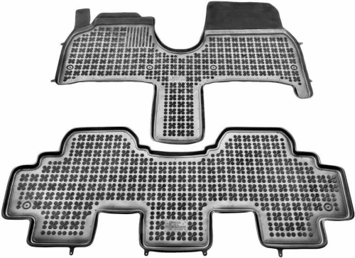 Λαστιχένια πατάκια για Peugeot 807 / Citroen C8 / Lancia Phedra / Fiat Ulysse (2002+) - τύπου σκαφάκι - 2τμχ.