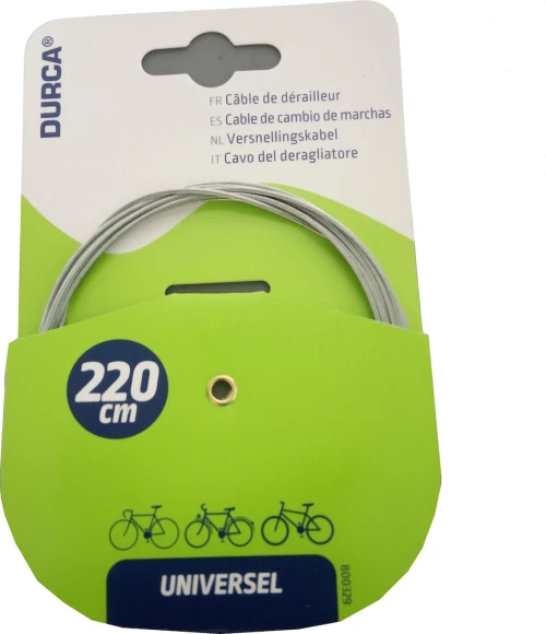 Durca 800329 Συρματόσχοινο Ταχυτήτων Ποδηλάτου 220cm