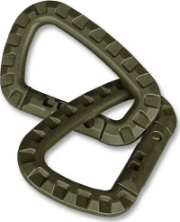 Mil-Tec Carabiner ABS Λαδί 2τμχ
