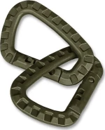 Mil-Tec Carabiner ABS Λαδί 2τμχ