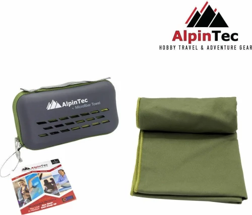 AlpinPro DryFast 150x75cm Army Green