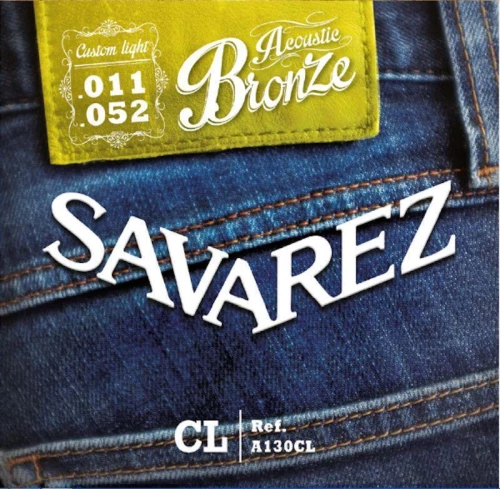 Savarez A130CL Acoustic Bronze - Custom Light