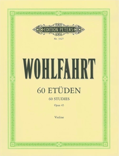 Edition Peters Wohlfahrt - 60 Studies, Op.45