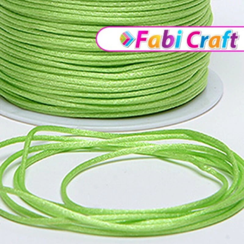 Fabi Κορδόνι Σατέν Ποντικοουρά 2mm x 50m Λαχανί