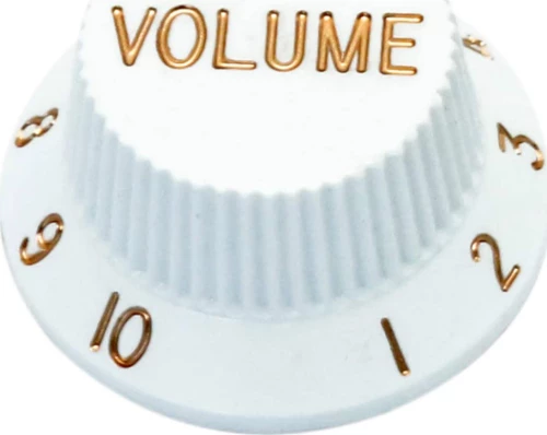 GMi Strat Volume Knob - White