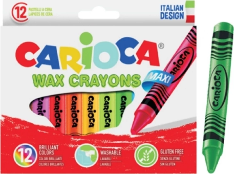 Carioca Jumbo Σετ Κηρομπογιές 12τμχ