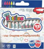 The Littlies Σετ Κηρομπογιές 12τμχ