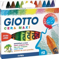 Giotto Σετ Κηρομπογιές Cera 10cm 12τμχ