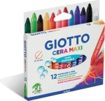 Giotto Σετ Κηρομπογιές Cera 10cm 12τμχ