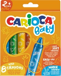 Carioca Κηρομπογιές Baby Σετ Κηρομπογιές 8τμχ