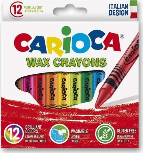 Carioca Maxi Σετ Κηρομπογιές 12τμχ