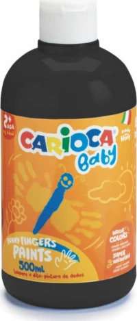 Carioca Baby 500ml Δαχτυλομπογιά Μαύρη