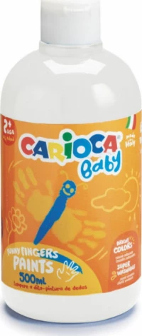 Carioca Baby Δακτυλομπογιά Λευκό 500ml