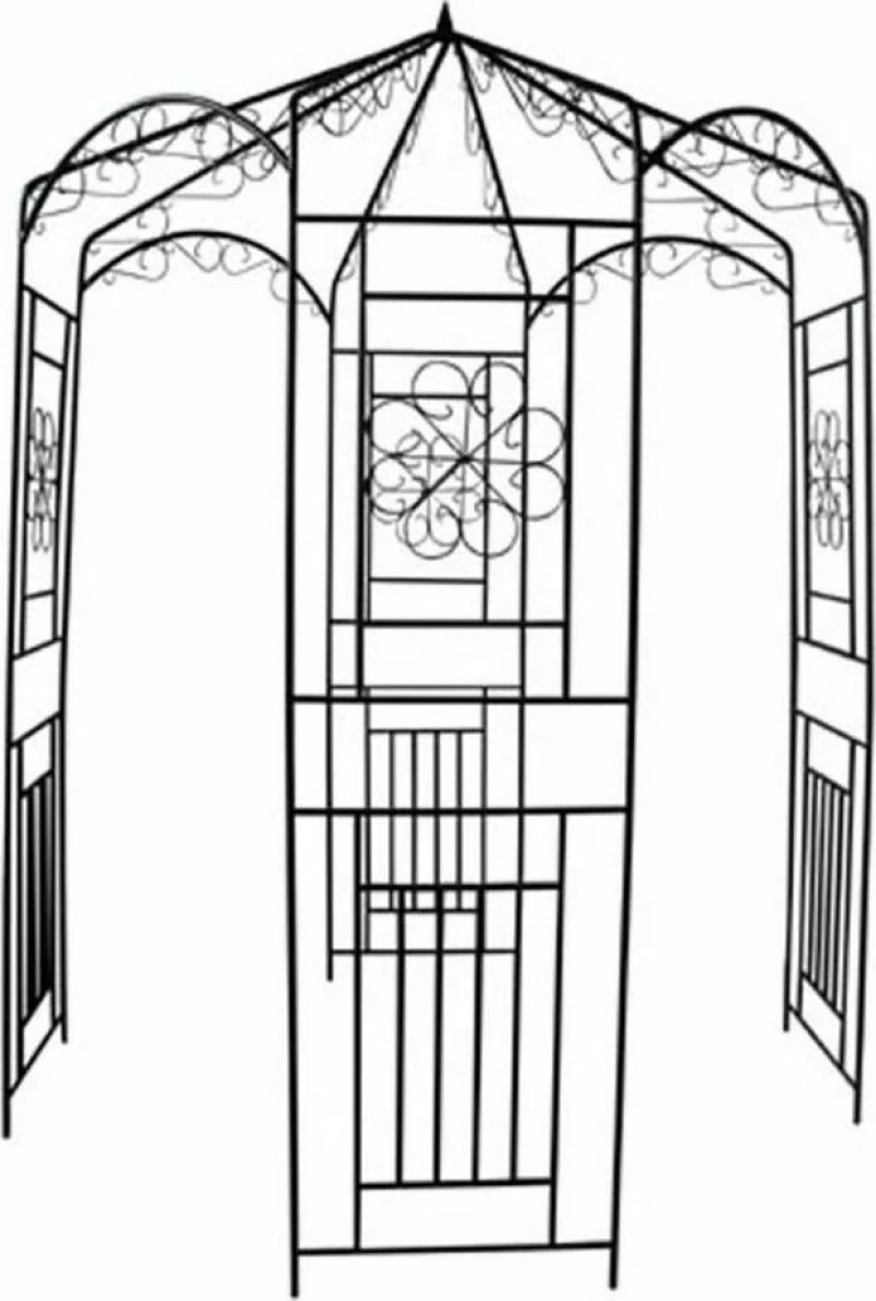 Μεταλλική Καμάρα Πέργκολα 250cm 40269