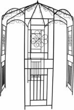 Μεταλλική Καμάρα Πέργκολα 250cm 40269