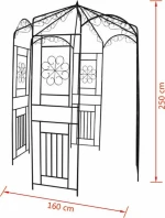 Μεταλλική Καμάρα Πέργκολα 250cm 40269