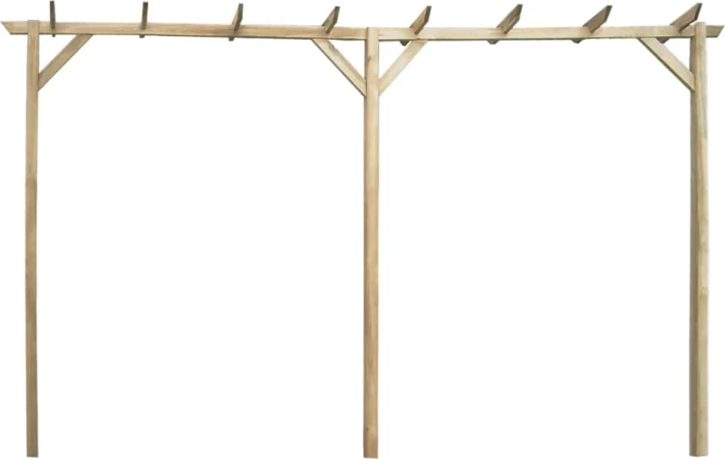 Πέργκολα Κήπου 400x40x205cm Ξύλινη 41664