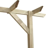 Πέργκολα Κήπου 400x40x205cm Ξύλινη 41664