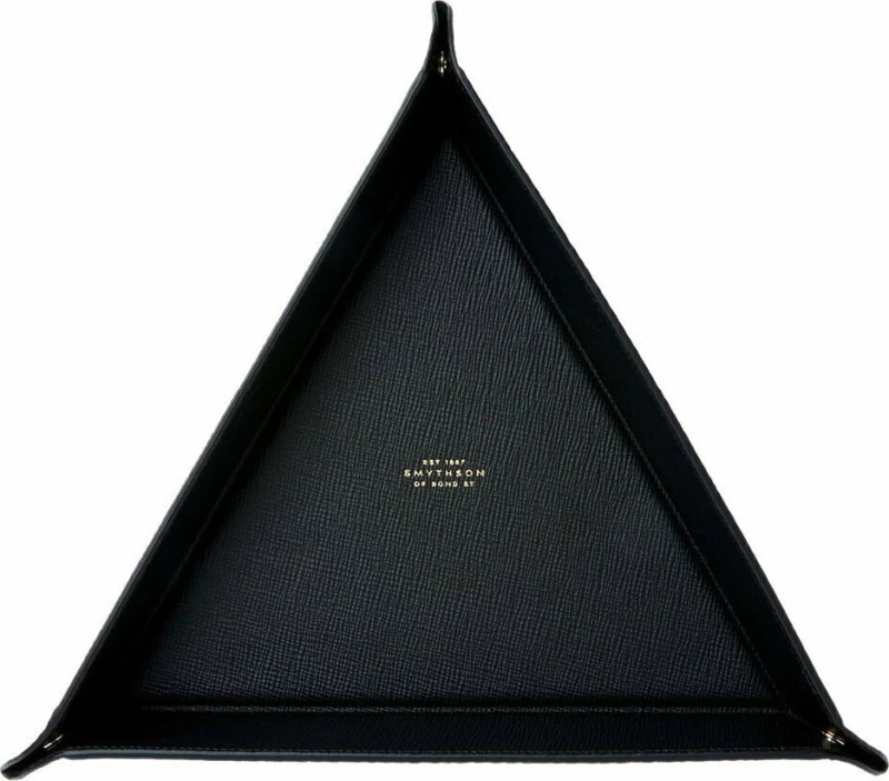 Smythson Panama Triangle Trinket Tray