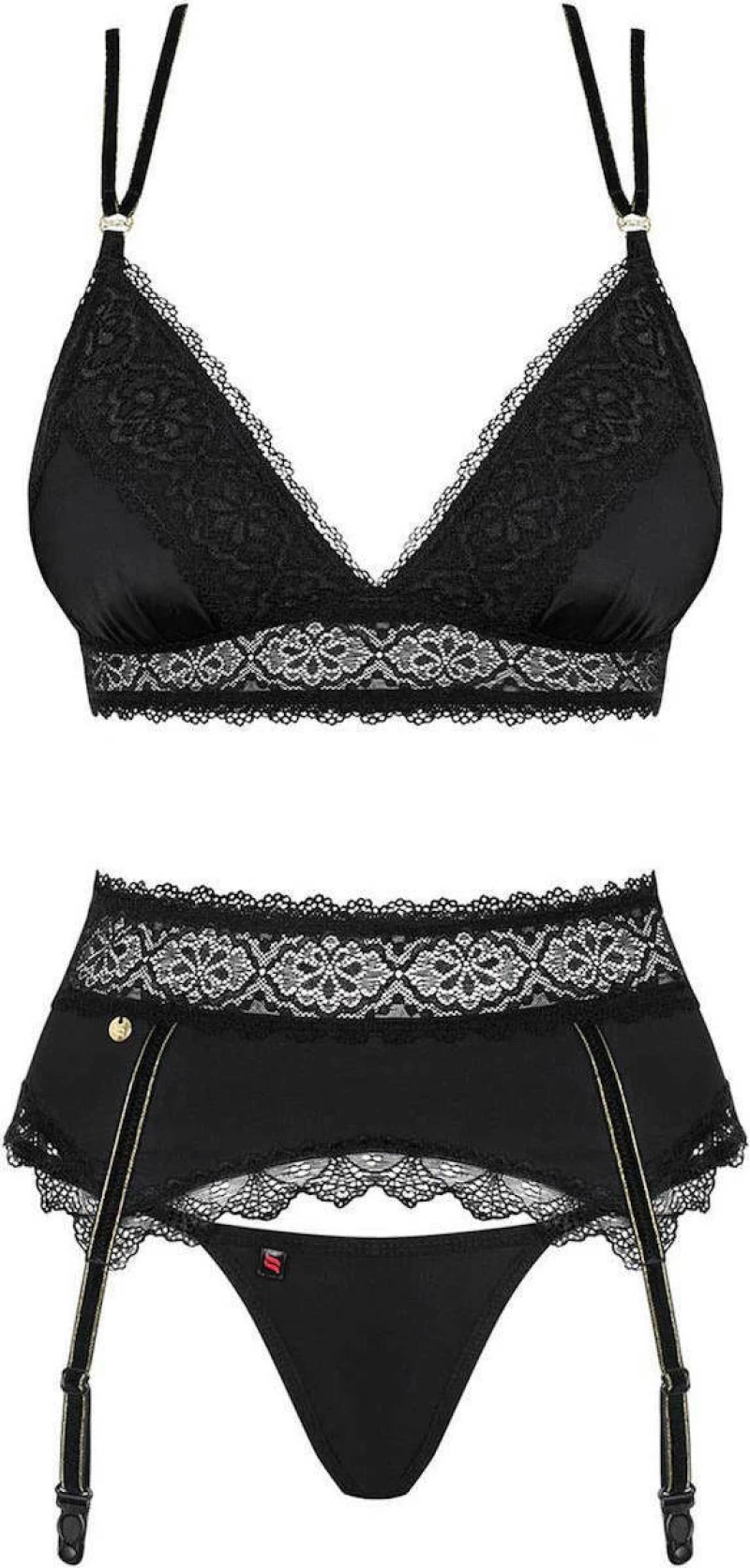Obsessive Lolitte Elegant Set Black