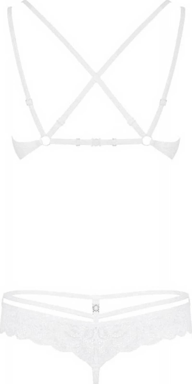 Obsessive Lacy Set White