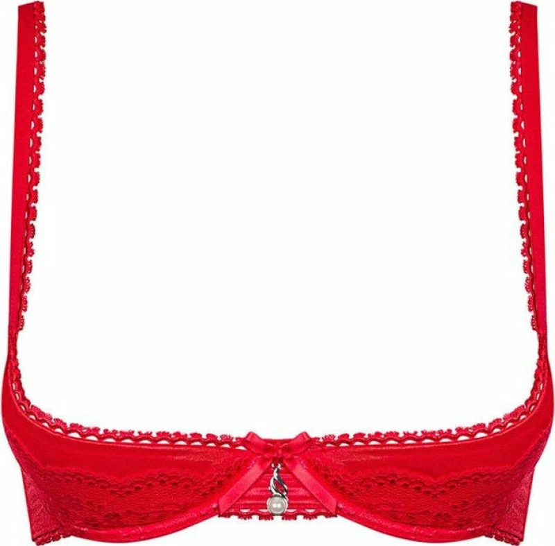 Obsessive Lovica Sexy Half-Bra Red