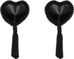 Obsessive Tassel Frivolous Nipple Covers Black