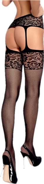 Obsessive S500 Stunning Garter Stockings Black