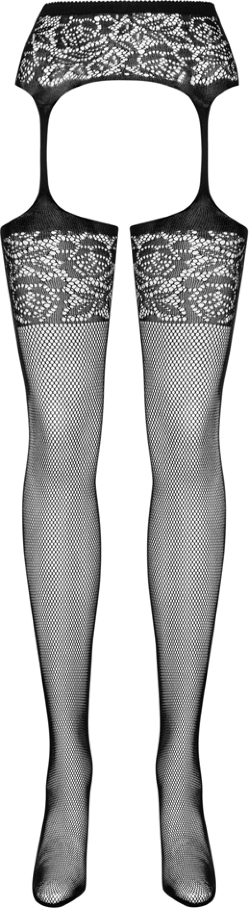Obsessive S500 Stunning Garter Stockings Black