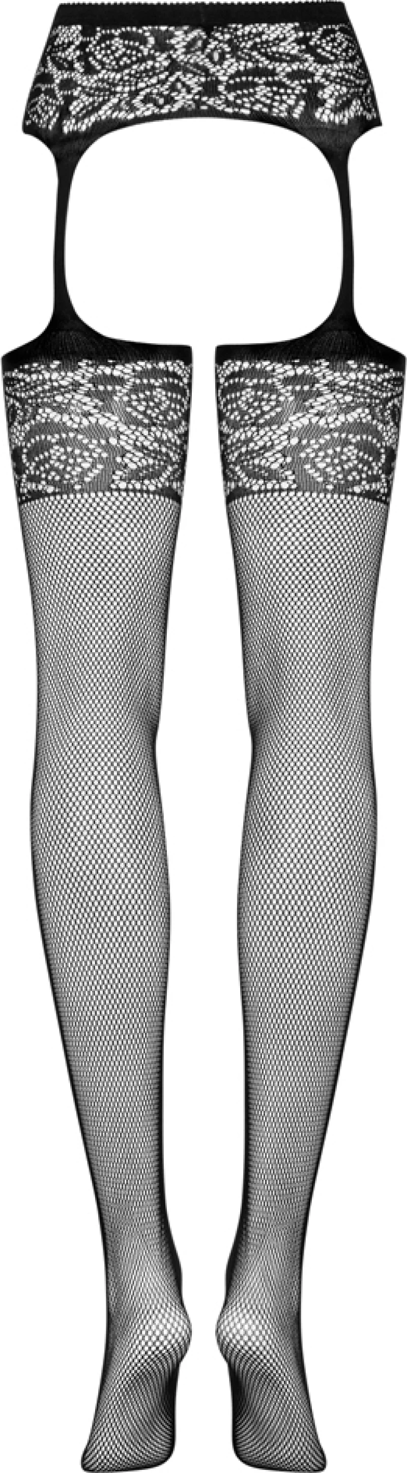 Obsessive S500 Stunning Garter Stockings Black