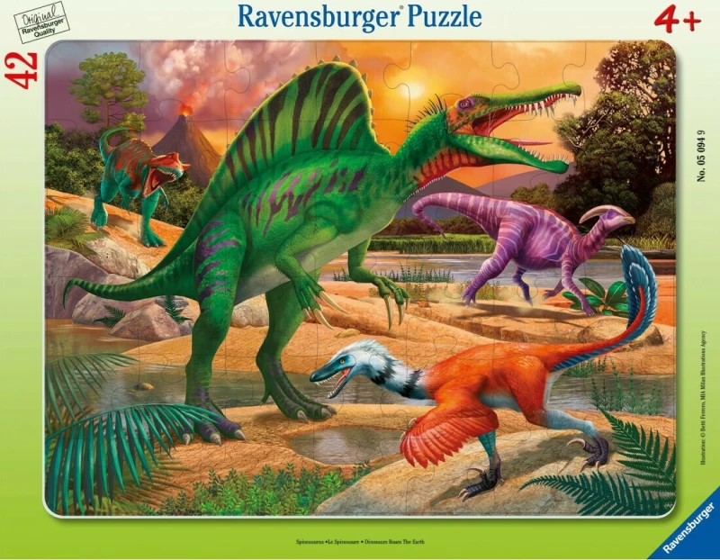 Ravensburger Παζλ Καρτέλα 42 Τεμ. Σπινόσαυρος 05094