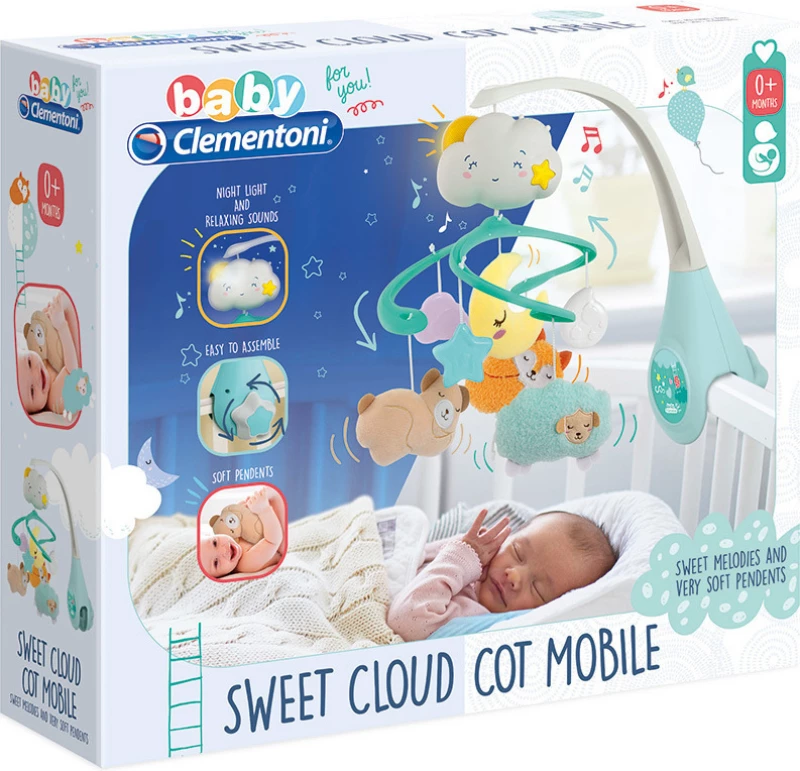 Clementoni Sweet Cloud Cot Mobile