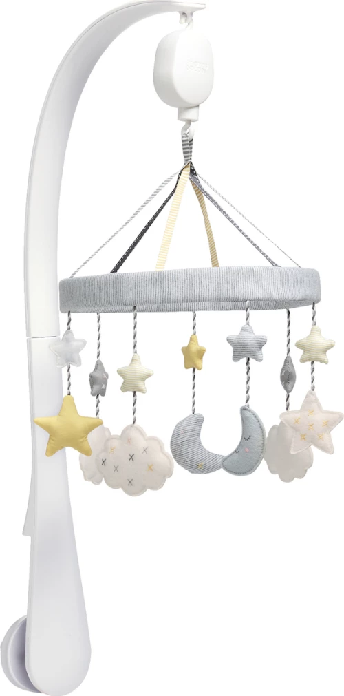 Mamas & Papas Musical Mobile Cloud White/Grey