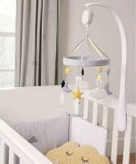 Mamas & Papas Musical Mobile Cloud White/Grey